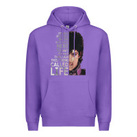 Purple dearly beloved we are gathered here Premium Hoodie - artisFamous