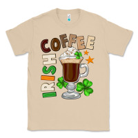 Mushroom Irish coffee St. Patrick's Day Classic Tee - FaDigitalArtStudio