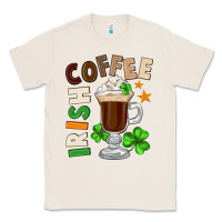Natural Irish coffee St. Patrick's Day Classic Tee - FaDigitalArtStudio