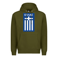 Army Green greece national football Premium Hoodie - artisFamous