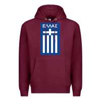 Burgundy greece national football Premium Hoodie - artisFamous