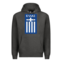 Charcoal Heather greece national football Premium Hoodie - artisFamous