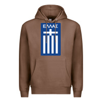 Chestnut greece national football Premium Hoodie - artisFamous