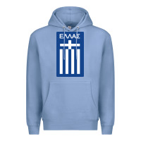 Colony Blue greece national football Premium Hoodie - artisFamous