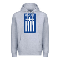 Heather Grey greece national football Premium Hoodie - artisFamous