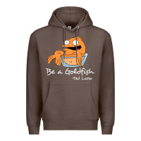 Coffee be a goldfish ted losso Premium Hoodie - artisFamous