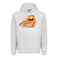 Dove Grey be a goldfish ted losso Premium Hoodie - artisFamous