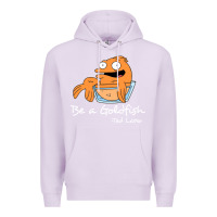 Lilac be a goldfish ted losso Premium Hoodie - artisFamous
