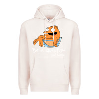 Pale Pink be a goldfish ted losso Premium Hoodie - artisFamous