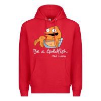 Red be a goldfish ted losso Premium Hoodie - artisFamous