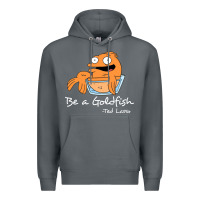 Rock be a goldfish ted losso Premium Hoodie - artisFamous