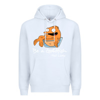 White be a goldfish ted losso Premium Hoodie - artisFamous
