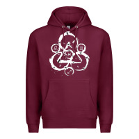 Burgundy coheed and cambria Premium Hoodie - artisFamous