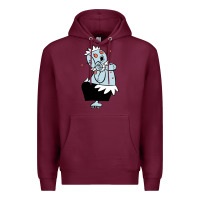 Burgundy The Jetsons funny robot cartoon Premium Hoodie - artisFamous