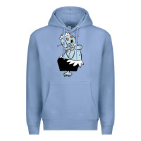 Colony Blue The Jetsons funny robot cartoon Premium Hoodie - artisFamous