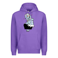 Purple The Jetsons funny robot cartoon Premium Hoodie - artisFamous