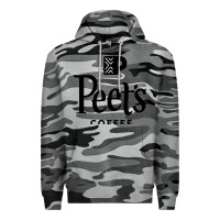Slate Camo Coffee Art Premium Hoodie - artisFamous