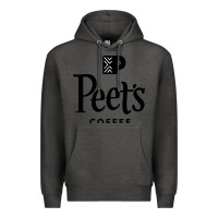 Charcoal Heather Coffee Art Premium Hoodie - artisFamous