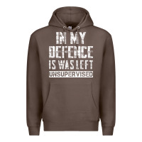 Coffee in my defence i was left unsupervised Premium Hoodie - artisFamous
