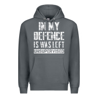 Rock in my defence i was left unsupervised Premium Hoodie - artisFamous