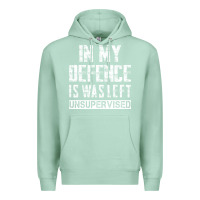 Seafoam in my defence i was left unsupervised Premium Hoodie - artisFamous
