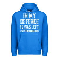 True Royal in my defence i was left unsupervised Premium Hoodie - artisFamous