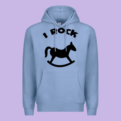 I Rock Funny Premium Hoodie Designed By Artisfamous