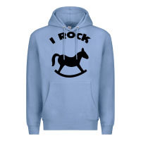 Colony Blue i rock funny Premium Hoodie - artisFamous