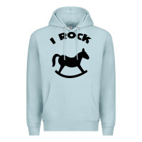 Blue Mist i rock funny Premium Hoodie - artisFamous