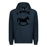 Navy i rock funny Premium Hoodie - artisFamous