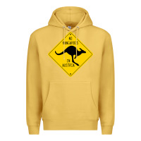 Antique Gold no kangaroos in austria Premium Hoodie - artisFamous