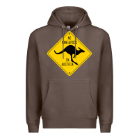 Coffee no kangaroos in austria Premium Hoodie - artisFamous