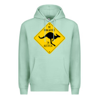 Seafoam no kangaroos in austria Premium Hoodie - artisFamous