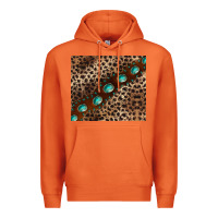 Carrot leopard gemstone leather Premium Hoodie - BarkalooDesign