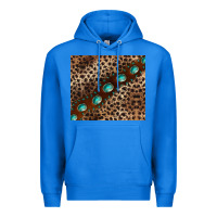 True Royal leopard gemstone leather Premium Hoodie - BarkalooDesign