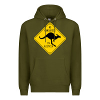 Army Green no kangaroos in austria Premium Hoodie - artisFamous