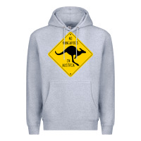 Heather Grey no kangaroos in austria Premium Hoodie - artisFamous