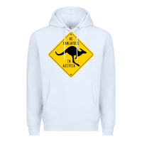 White no kangaroos in austria Premium Hoodie - artisFamous