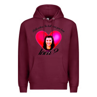 Burgundy bella where the hell have you been loca Premium Hoodie - artisFamous