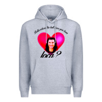 Heather Grey bella where the hell have you been loca Premium Hoodie - artisFamous