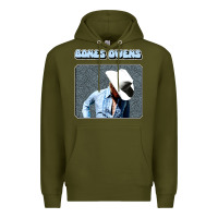 Army Green bones owens Premium Hoodie - artisFamous