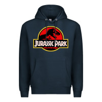 Navy jurassicc park cartoon Premium Hoodie - artisFamous