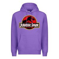 Purple jurassicc park cartoon Premium Hoodie - artisFamous
