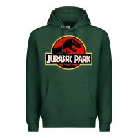 Sports Green jurassicc park cartoon Premium Hoodie - artisFamous