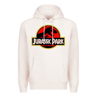 Pale Pink jurassicc park cartoon Premium Hoodie - artisFamous