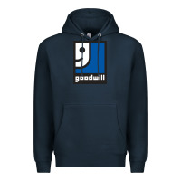 Navy Goodwill Premium Hoodie - artisFamous