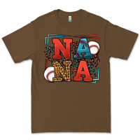 Cacao Baseball nana leopard frame Premium Tee - LillyAllenDesigns