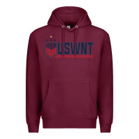 Burgundy uswnt classic Premium Hoodie - artisFamous
