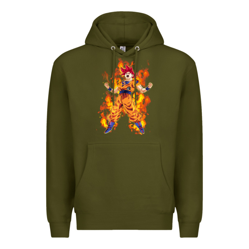 Goku Super Sayan Premium Hoodie by artisFamous | Teevron