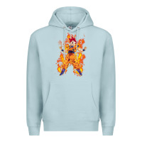 Blue Mist goku super sayan Premium Hoodie - artisFamous